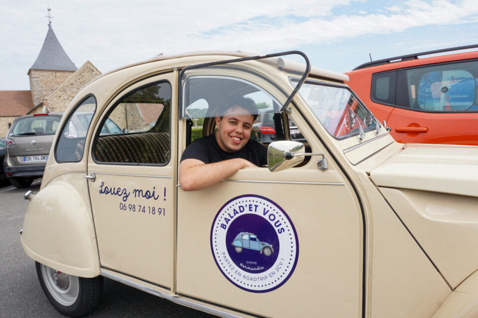 Une balade à Dieppe en 2CV